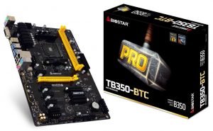 Biostar TB350-BTC　GPUを6枚搭載できるマザーボード